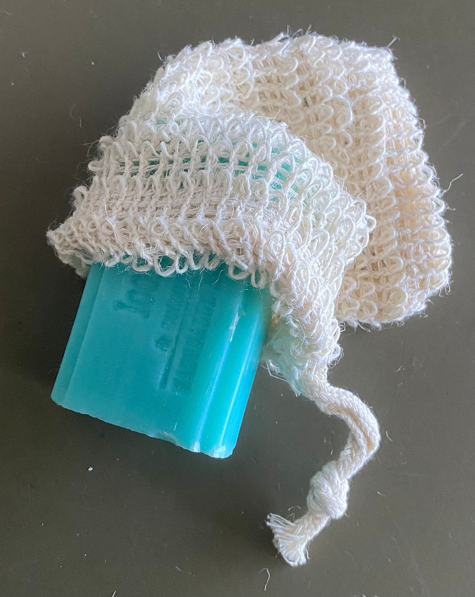 Clover Fields Scrub & Loofah Soap Bar 100g