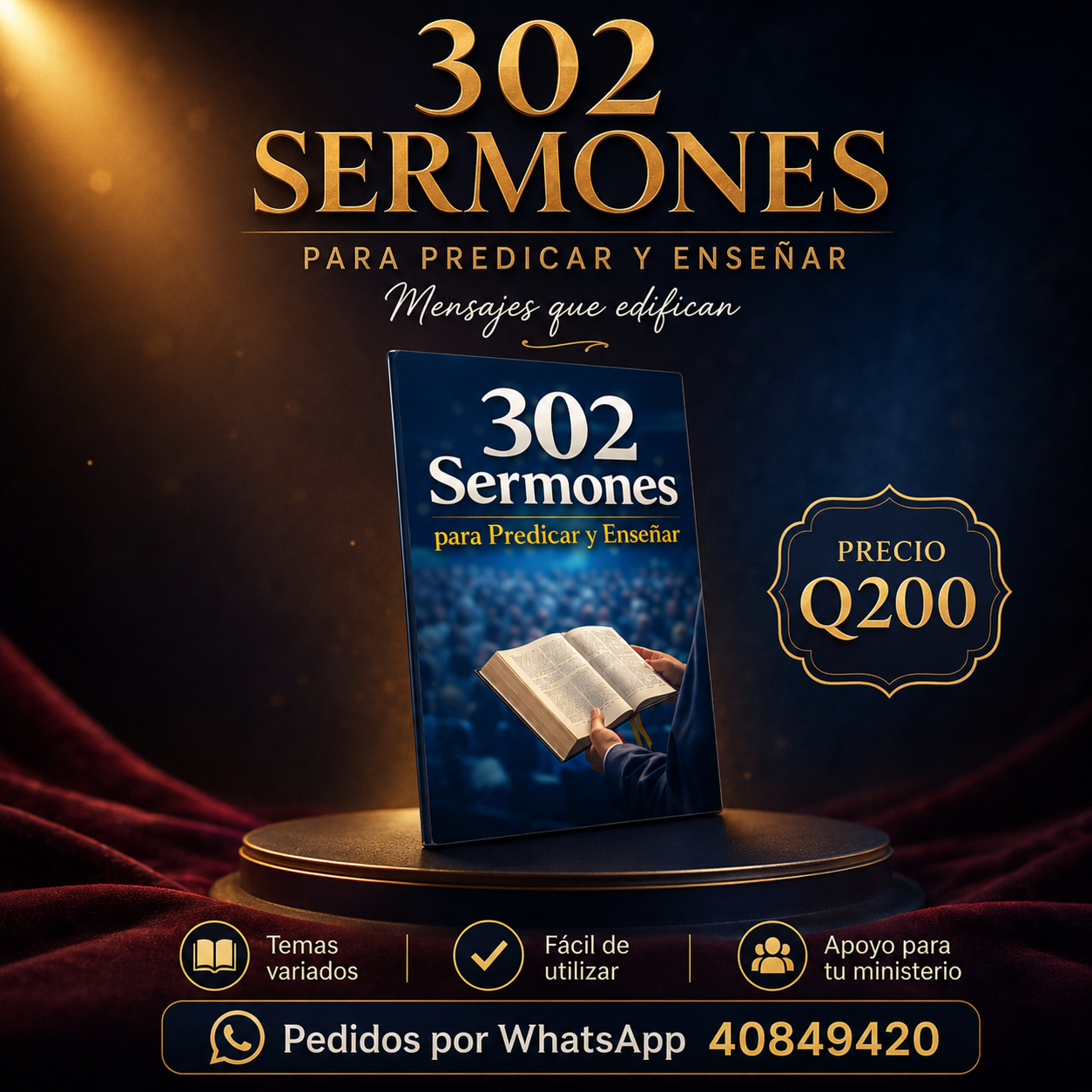 302 Sermones para Predicar y Enseñar