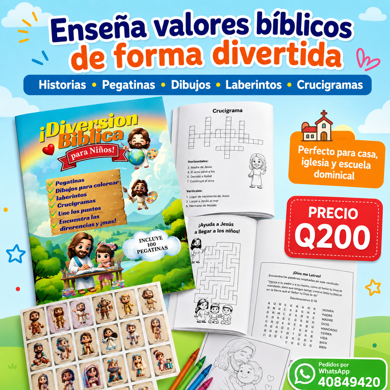 ¡Diversión Bíblica para Niños!