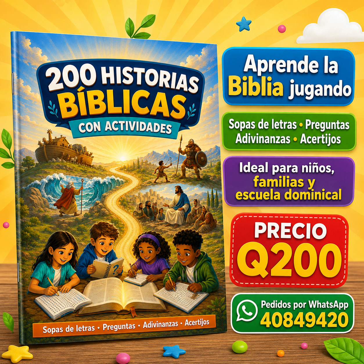 200 Historias Bíblicas con Actividades