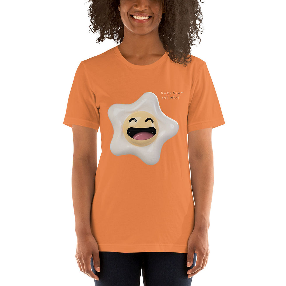 Thumbnail: Nagtala™ - Character Printed T-Shirt (Orange, Unisex)