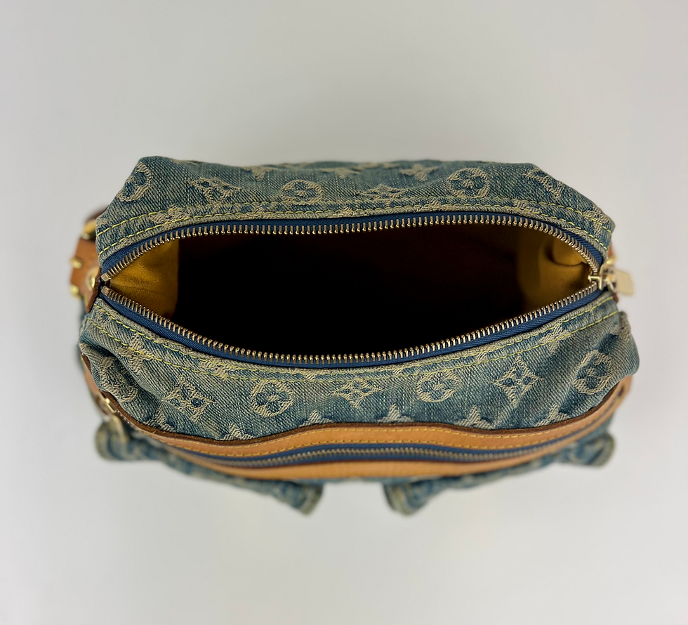 Thumbnail: Louis Vuitton Baggy Handbag Denim PM