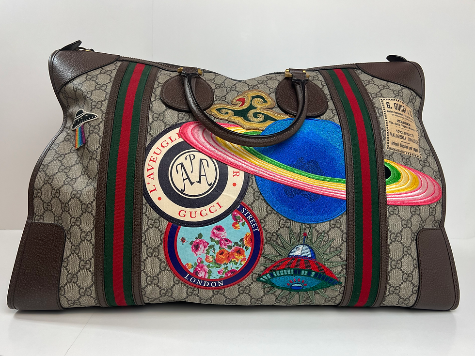 Gucci Saturn Embellishment Duffle