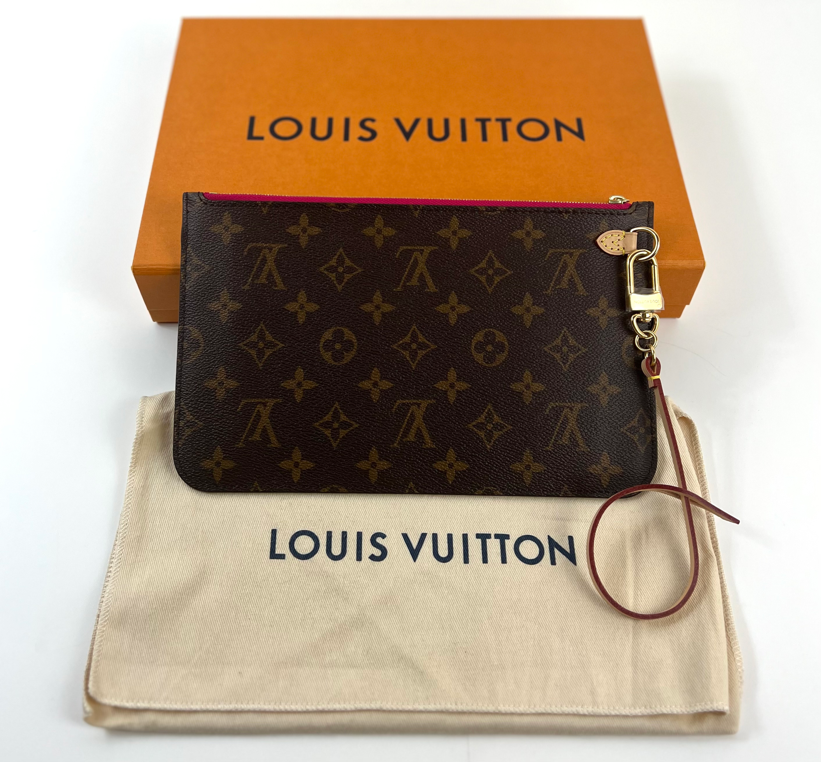 Louis Vuitton Monogram Neverfull MM GM Pochette Pivione
