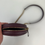 Thumbnail: Saint Laurent Vinyle Round Camera Bag in Chevron- Burgundy