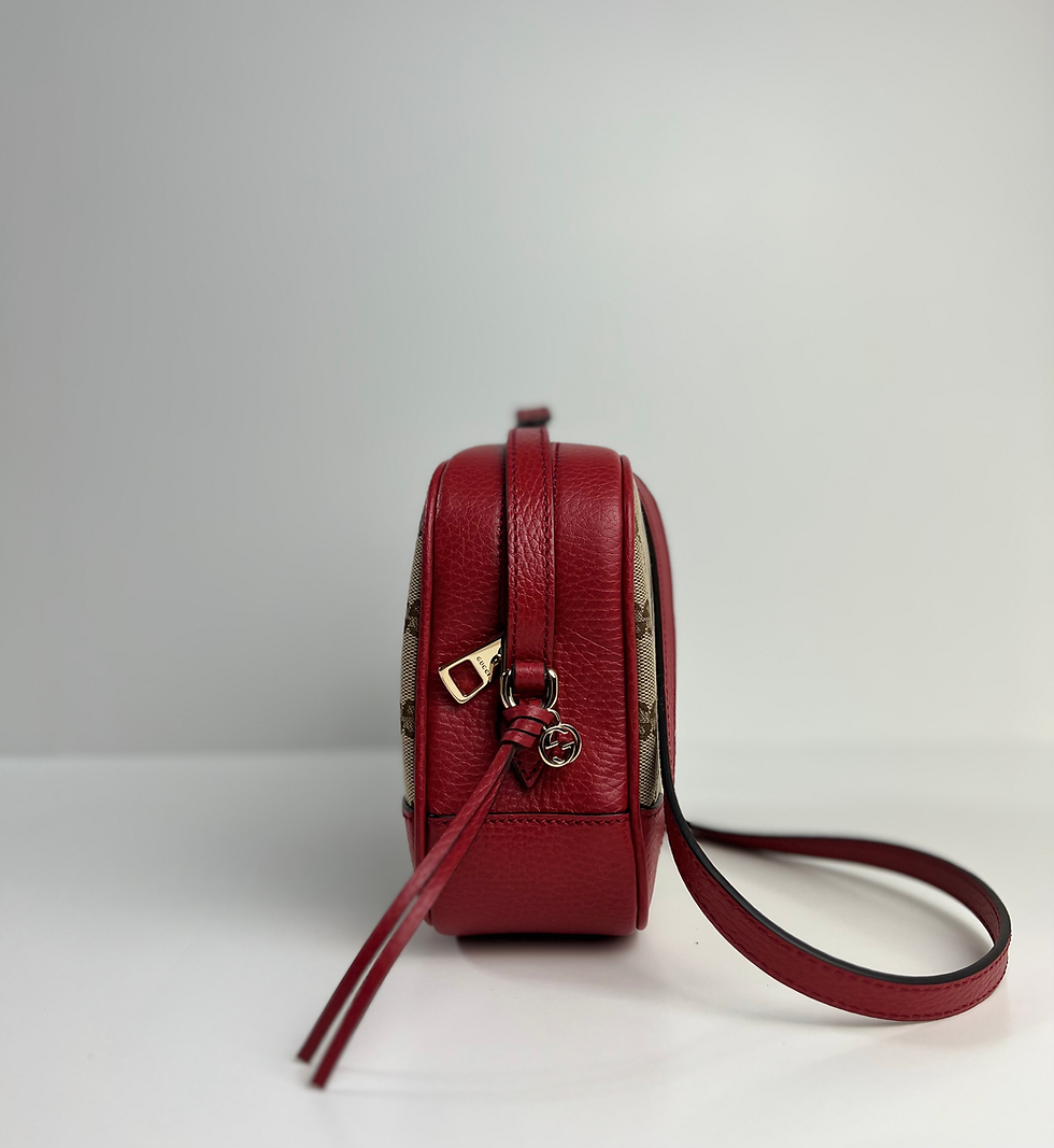 Thumbnail: Gucci Supreme Camera Bag- Red