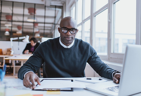 Man at his Desk