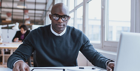 Man at his Desk