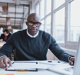 Man at his Desk