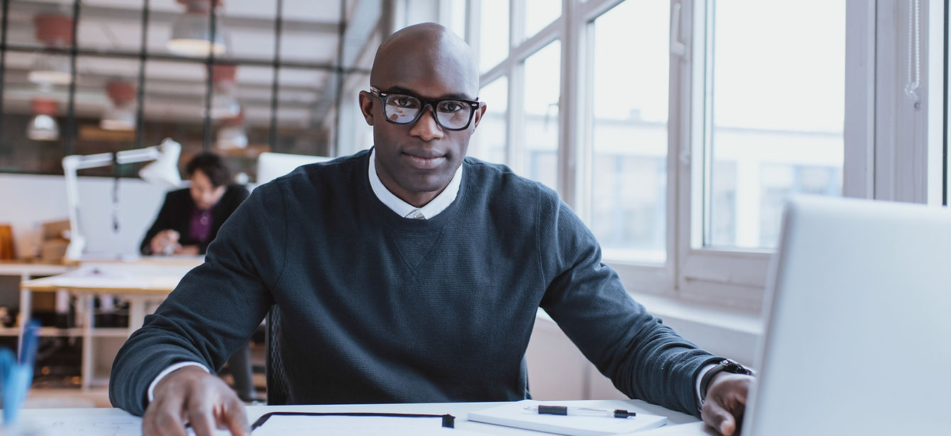 Man at his Desk