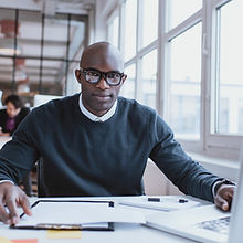 Man at his Desk