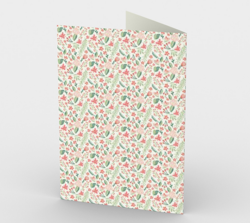 Carte de souhaits Belle plume dos