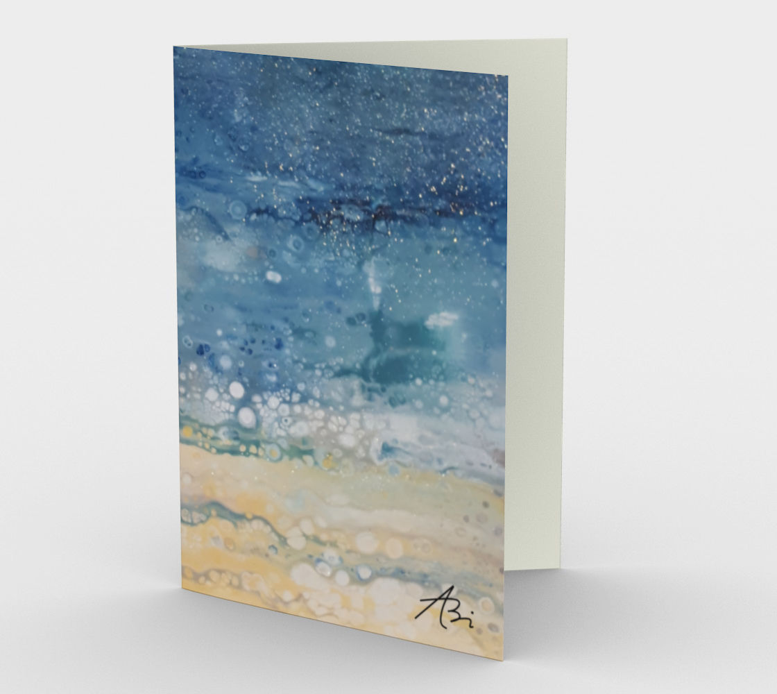 Carte de souhaits « Rêves bleus » (lot de 3 cartes)