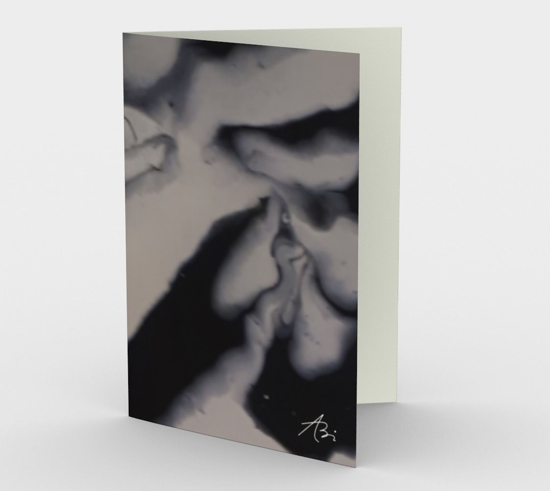 Carte de souhaits « Yin & Yang » (lot de 3 cartes)