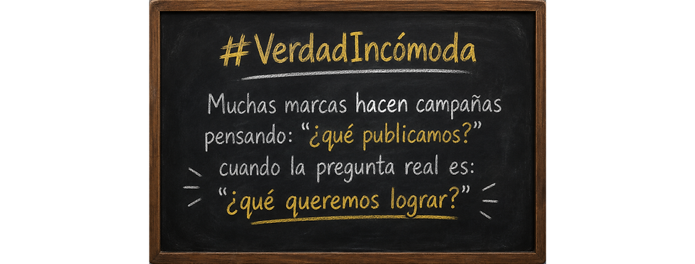 #VerdadIncómoda
La verdadera pregunta es ¿qué queremos lograr?