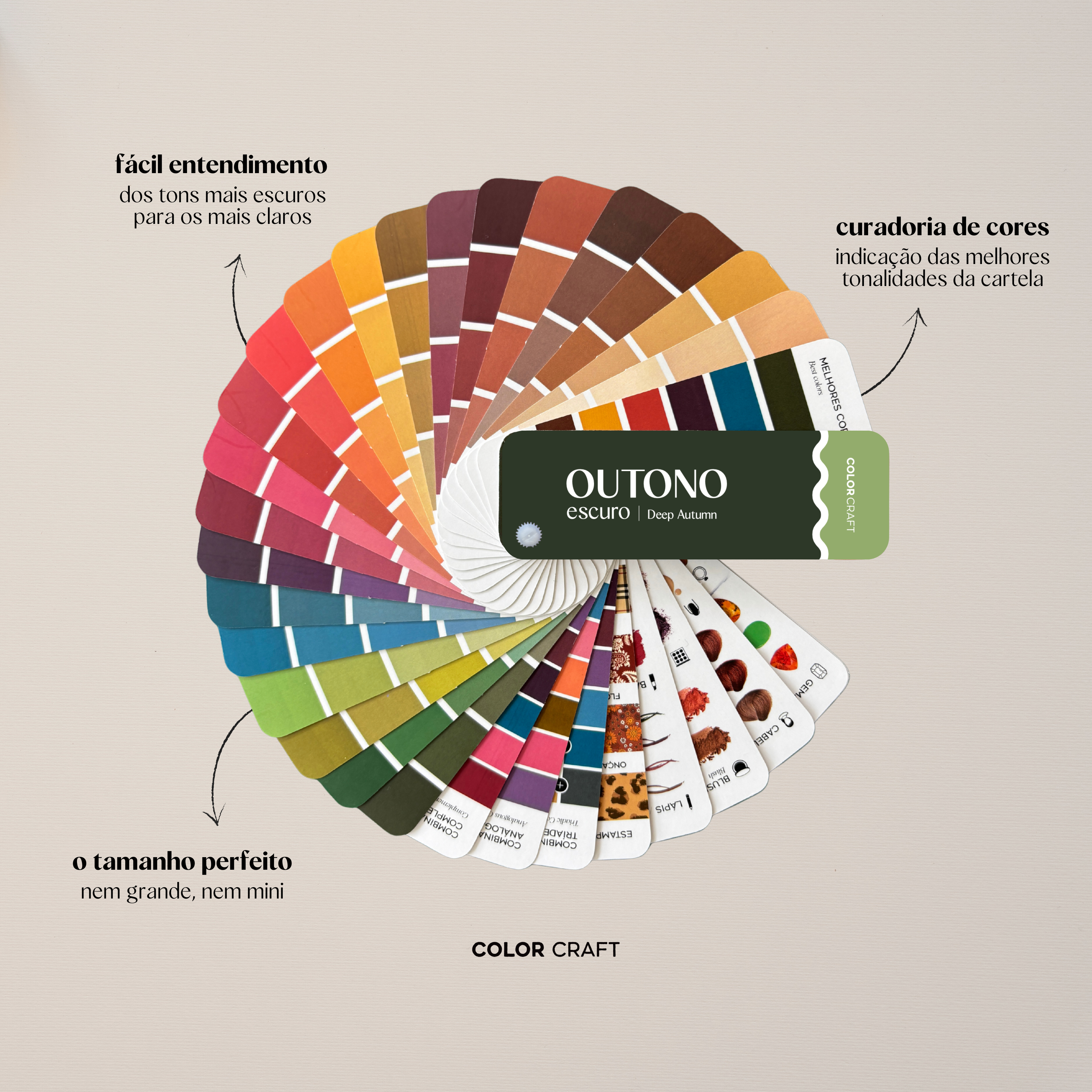 Cartela Outono Escuro Color Craft