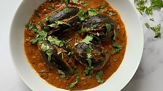 Bharela Rigna (Baby Eggplant)