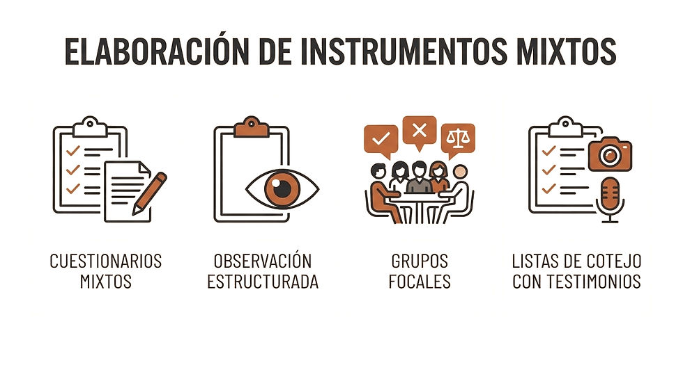 Elaboración de instrumentos para levantamiento de campo.