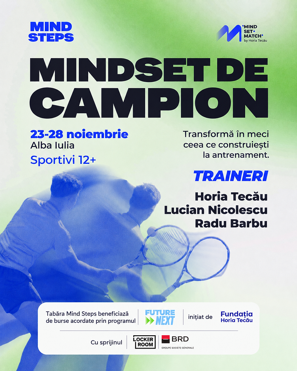 Mind Steps - Mindset de Campion (Tabără sportivi 12+)