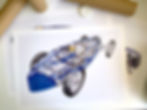 Thumbnail: Bugatti Type 59 (1934) Limited Edition Paper Print