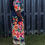 Thumbnail: Deep Blue Floral Maxi Dress 