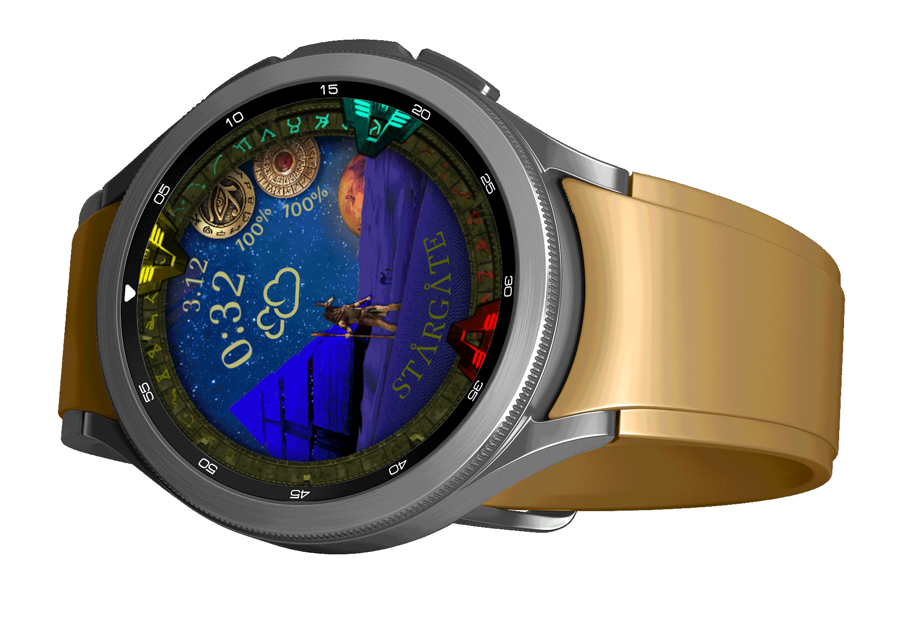 Stargate Watchface Animation