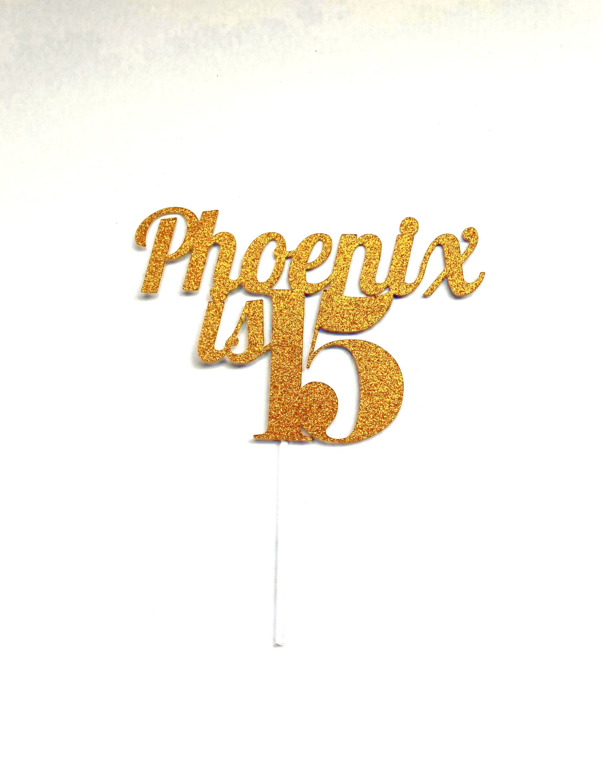 Cake Topper Nom + Age