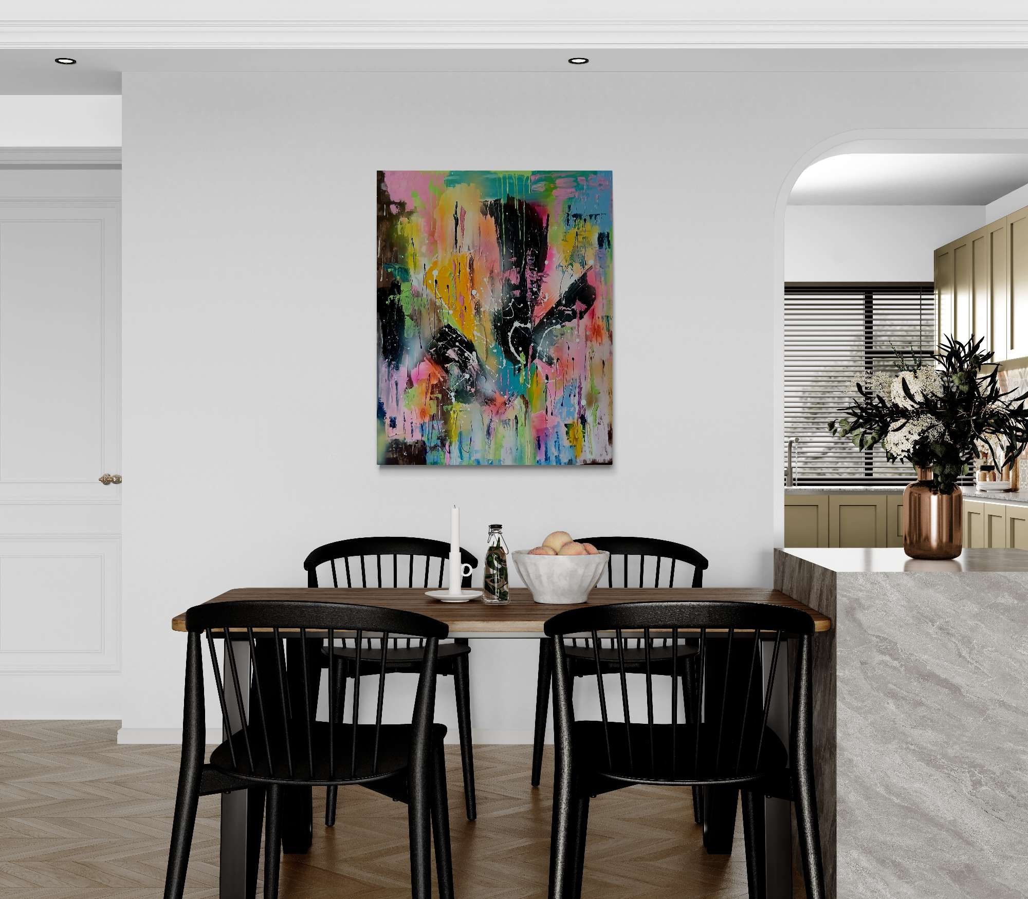 Neon textured Abstract [no.4]