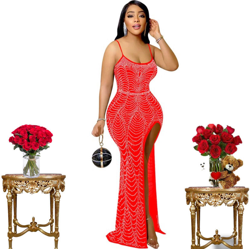 Thumbnail: ‘Sexy Sophisticated Bling  Queen’ rhinestone gown