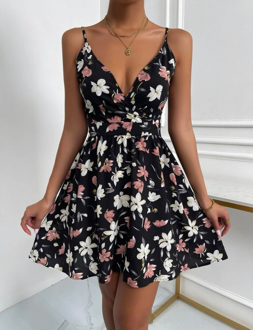 Thumbnail: ‘Think of me’ floral print cami dress