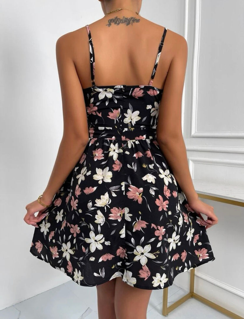 Thumbnail: ‘Think of me’ floral print cami dress