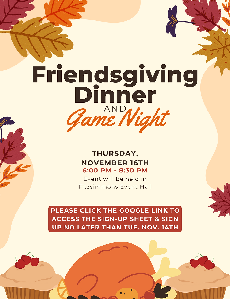 Friendsgiving Dinner & Game Night