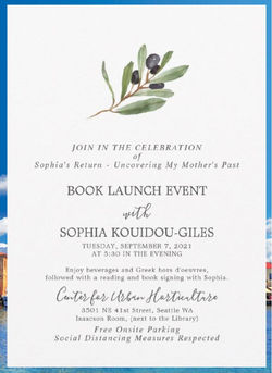 Invite Book Launch