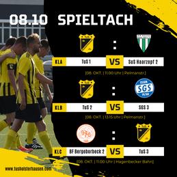 Spieltag 8. Oktober