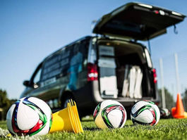 Das DFB-Mobil beim TuS