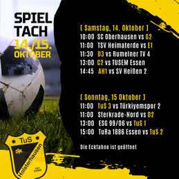 Spieltag 14./15. Oktober