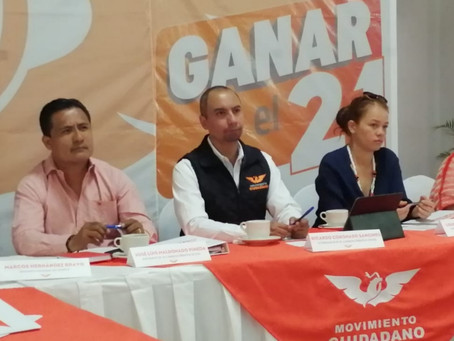 Arranca Movimiento Ciudadano proceso electoral 20-21
