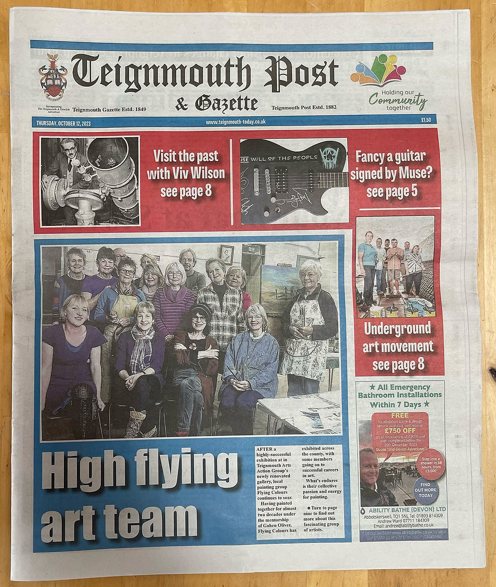 Teignmouth Post front page