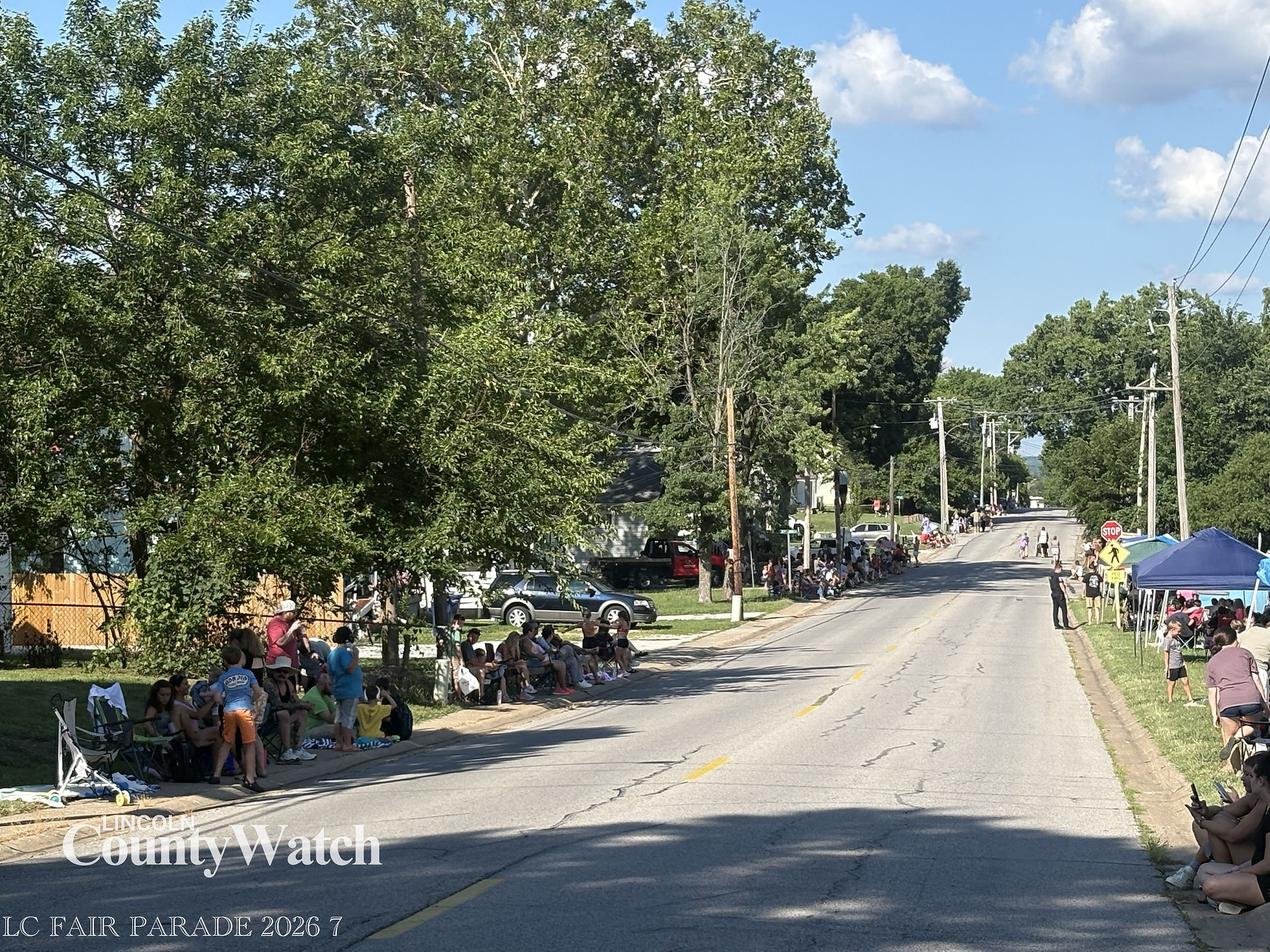 First responders, horses, youth groups, floats and community entries participate in the 2026 Lincoln County Fair Parade in Troy.