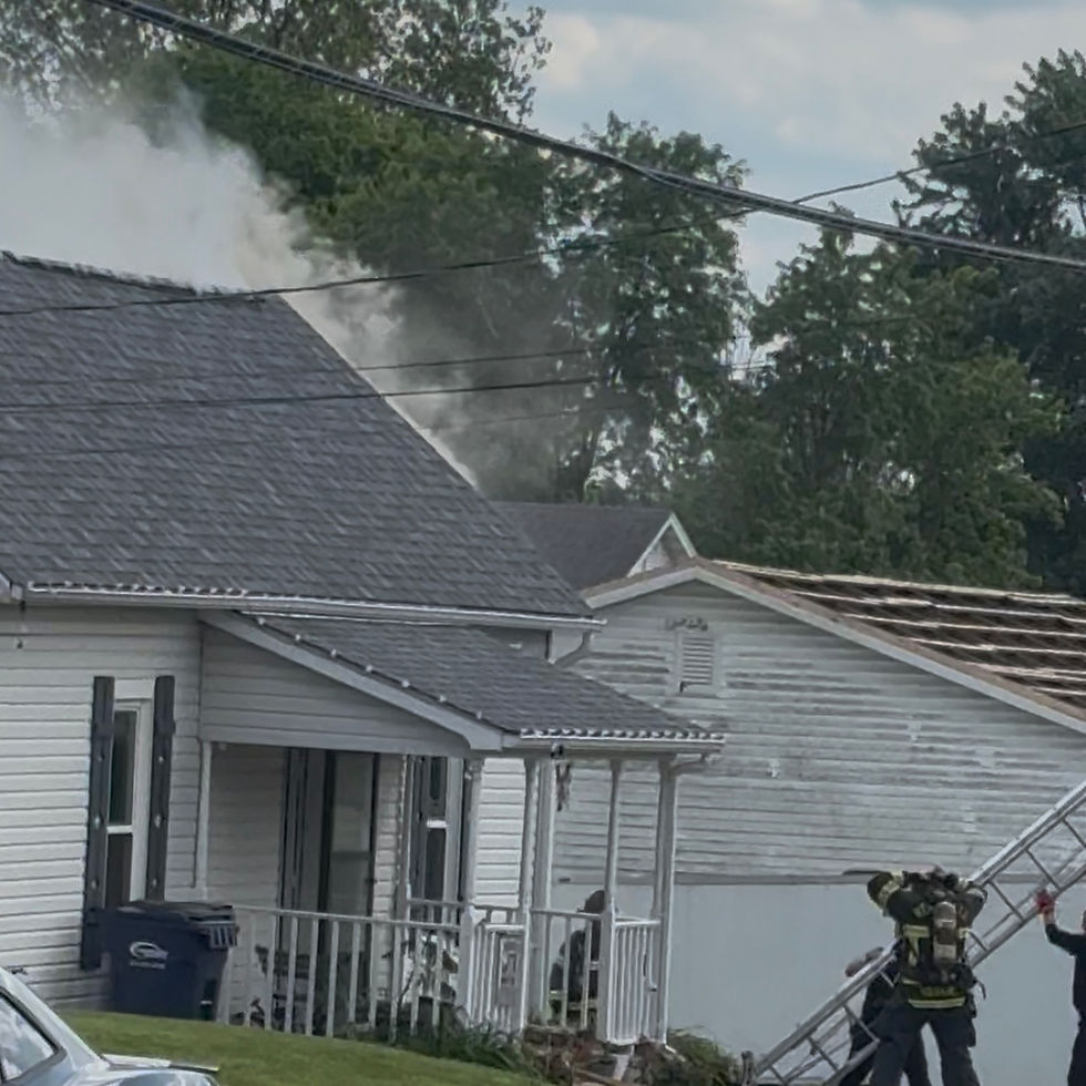 Flames Break Through Roof in Moscow Mills Structure Fire
