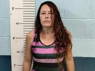 Elizabeth Maria Ann Kern booking photograph following her arrest in Lincoln County, Missouri.