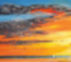 Thumbnail: detail of the seascape painting by the artist Peter Nottrott