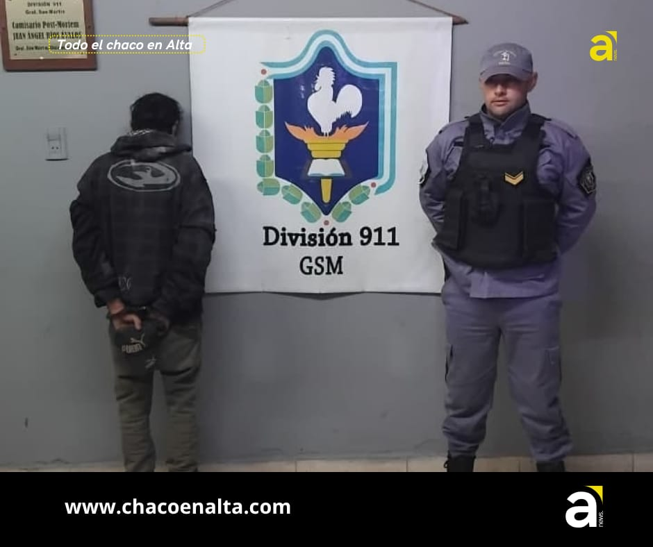 Amenazó a un comerciante con un arma falsa y terminó detenido en General San Martín