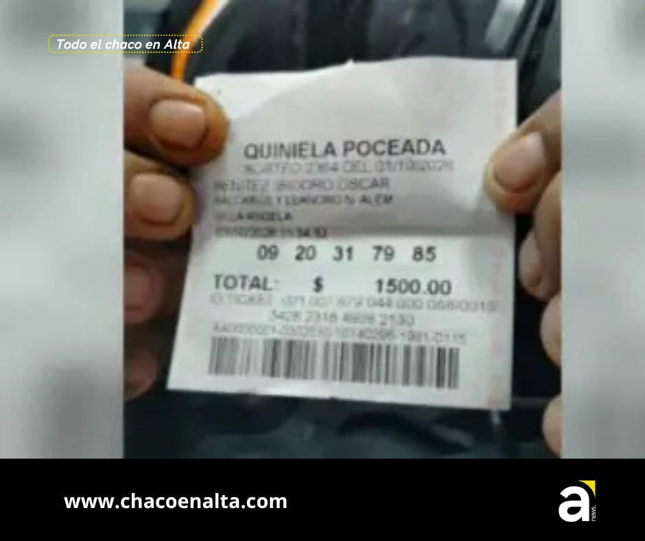 Un médico chaqueño acertó los cinco números y se llevó un premio de casi $160 millones