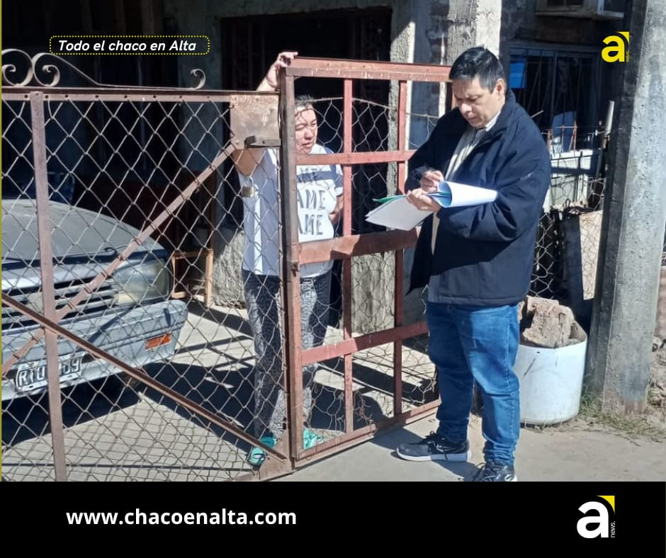 El IPDUV avanza con el relevamiento para poder escriturar las viviendas de familias del barrio 10 de Mayo