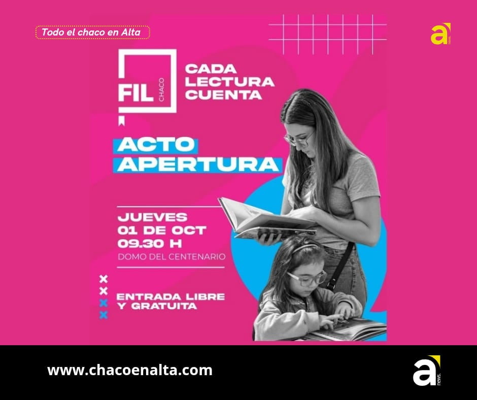 La FIL Chaco 2026 abre sus puertas en Resistencia con libros, autores y descuentos