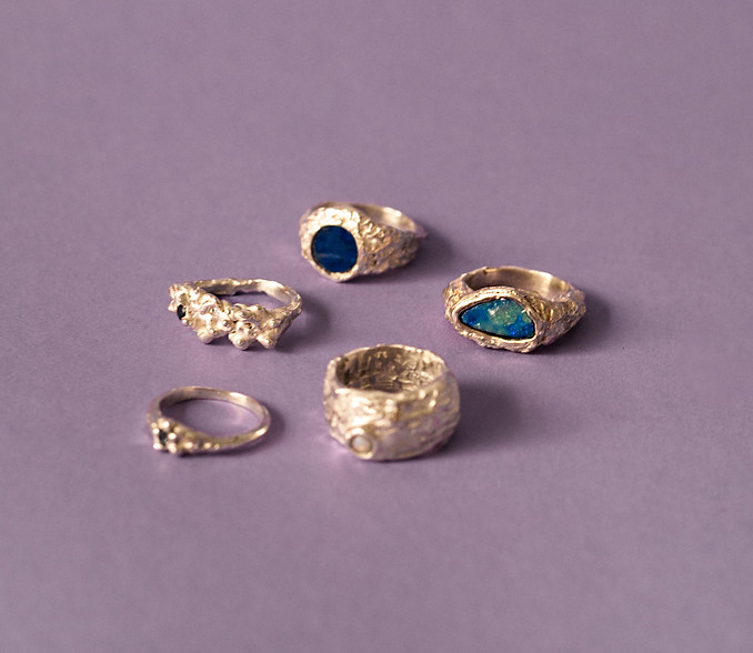 anillos maresía orgánicas con piedras Volátil Joyería.jpg