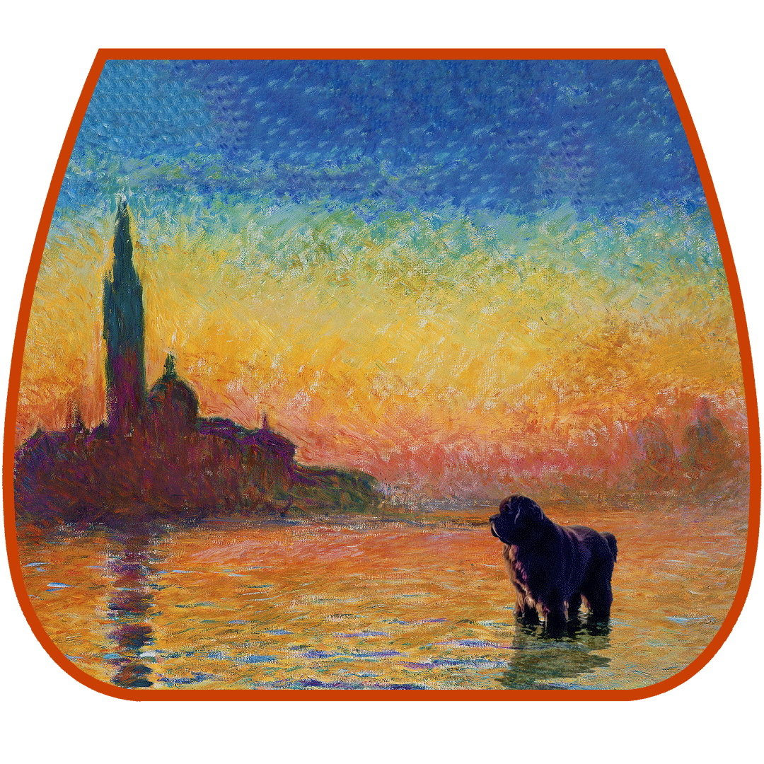 Monet Sunset Bib