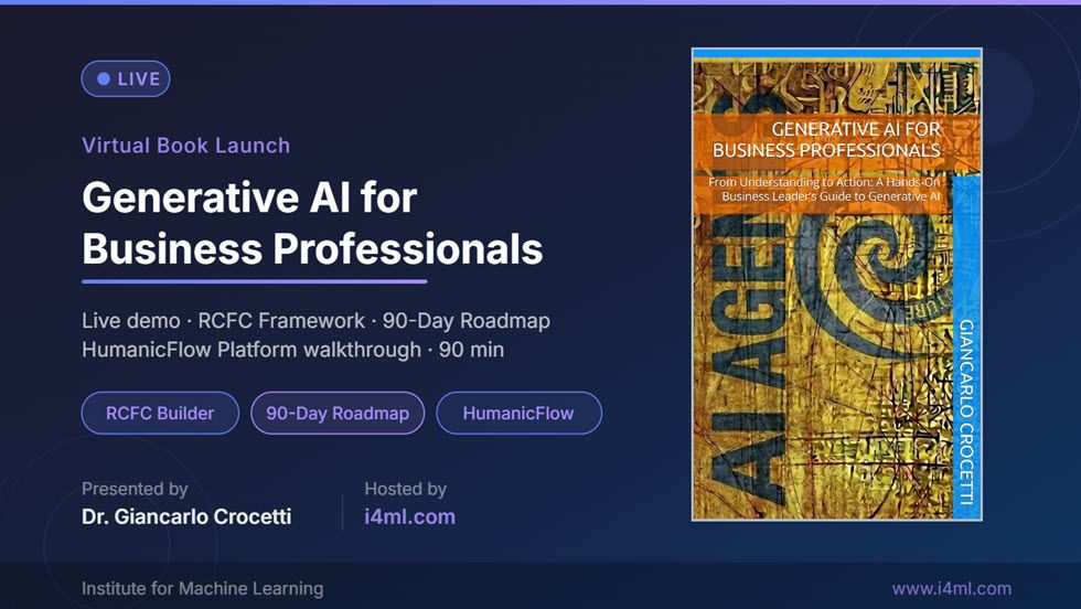 Virtual Book Launch: Generative AI Business Professionals - Europe