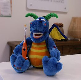 Brushing with kids - Friendly dragon